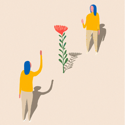 重返社会的焦虑——挥手的女人